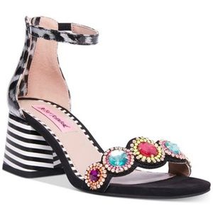 Betsey Johnson Gabie Dress Sandals Embellished